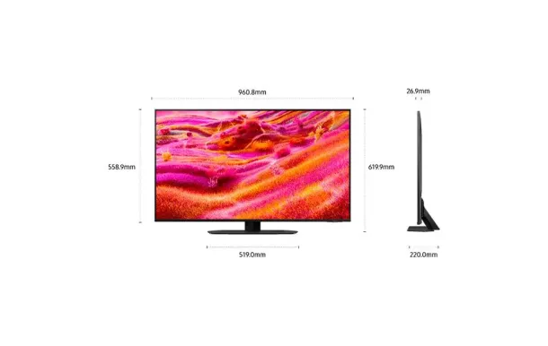 SAMSUNG Téléviseur UHD 4K SA TQ43QN90FATXXC